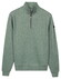Baileys Sweatshirt Half Zip Subtle Faux-Uni Trui Thyme Green