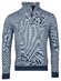 Baileys Sweatshirt Half Zip Two Tone Texture Jacquard Interlock Pullover Pastel Blue