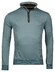 Baileys Sweatshirt Half Zip Uni Color Subtle Honeycomb Texture Trui Steel Blue