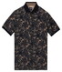 Baileys Tropical Leaves Pattern Piqué Polo Bruin