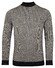 Baileys Turtle Neck Allover Two Color Pattern Pullover Off White