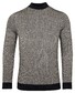 Baileys Turtle Neck Allover Two Color Pattern Trui Off White