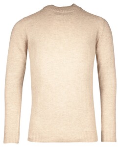 Baileys Turtle Neck Lambswool Extra Sleeve Length Pullover Off White