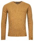 Baileys Two Ply Scottish Lambswool V-Neck Pullover Single Knit Dark Gold