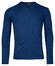 Baileys Two Ply Scottish Lambswool V-Neck Pullover Single Knit Trui Cobalt