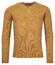 Baileys Two Ply Scottish Lambswool V-Neck Pullover Single Knit Trui Donker Goud