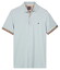 Baileys Two-Tone Details Cotton Subtle Stretch Polo Cloud Blue
