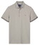 Baileys Two-Tone Details Cotton Subtle Stretch Polo Midden Grijs