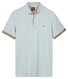 Baileys Two-Tone Details Cotton Subtle Stretch Poloshirt Cloud Blue