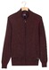 Baileys Two-Tone Faux-Uni Cotton Full Zip Cardigan Deep Mauve