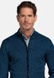 Baileys Two-Tone Faux-Uni Cotton Full Zip Cardigan Mid Blue