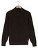 Baileys Two-Tone Faux-Uni Cotton Full Zip Vest Dark Brown