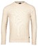 Baileys Two-Tone Jacquard Crew Neck Allover Plated Trui Kitt Melange