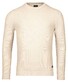 Baileys Two-Tone Jacquard Crew Neck Allover Plated Trui Kitt Melange