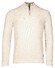 Baileys Two-Tone Jacquard Half Zip Collar Allover Plated Trui Kitt Melange