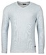 Baileys Two-Tone Jacquard Interlock V-Neck Allover Plated Trui Pastel Blauw Melange