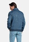Baileys Two-Tone Jacquard Sweat Zip Vest Riviera Blue