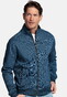 Baileys Two-Tone Jacquard Sweat Zip Vest Riviera Blue