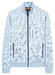 Baileys Two-Tone Jacquard Sweat Zip Vest Soft Blue