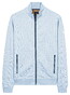 Baileys Two-Tone Jacquard Sweat Zip Vest Soft Blue