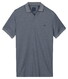 Baileys Two-Tone No-Button Collar Polo Indigo Blauw