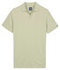 Baileys Two-Tone No-Button Collar Polo Soft Green