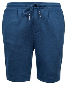 Baileys Two-Tone Oxford Doubleface Jacquard Interlock Drawstring Bermuda Navy