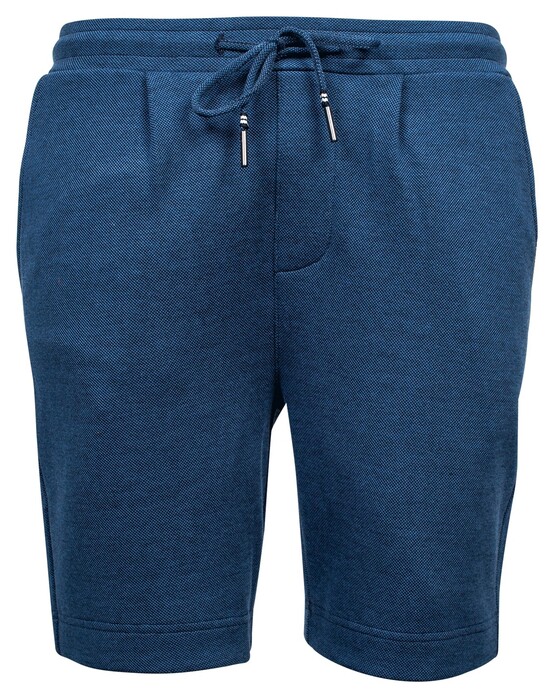 Baileys Two-Tone Oxford Doubleface Jacquard Interlock Drawstring Bermuda Navy