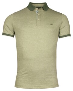 Baileys Two-Tone Oxford Piqué Poloshirt Apple Green