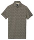Baileys Two-Tone Piqué 3-Colored Dots Polo Stone Grey