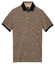 Baileys Two-Tone Piqué Rotated Squares Fantasy Pattern Polo Zand
