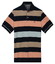 Baileys Two-Tone Piqué Yarn Dyed Stripes Polo Abrikoos