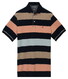 Baileys Two-Tone Piqué Yarn Dyed Stripes Polo Abrikoos