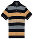 Baileys Two-Tone Piqué Yarn Dyed Stripes Polo Sunflower