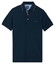 Baileys Two-Tone Solid Fine Line Tipping Detail Polo Dark Denim Blue