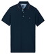 Baileys Two-Tone Solid Fine Line Tipping Detail Polo Dark Denim Blue
