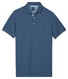Baileys Two-Tone Solid Fine Line Tipping Detail Polo Riviera Blue