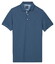 Baileys Two-Tone Solid Fine Line Tipping Detail Poloshirt Riviera Blue