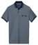 Baileys Two-Tone Tipping Details Buttoned Chestpocket Polo Indigo Blauw