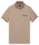 Baileys Two-Tone Tipping Details Buttoned Chestpocket Polo Zand