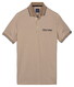 Baileys Two-Tone Tipping Details Buttoned Chestpocket Polo Zand