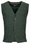 Baileys Uni Allover Structure Knit Waistcoat Dark Green