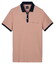 Baileys Uni Color Buttoned Chestpocket Solid Color Fabric Details Polo Dusty Rose