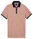 Baileys Uni Color Buttoned Chestpocket Solid Color Fabric Details Polo Dusty Rose