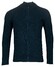 Baileys Uni Color Cardigan Zip Allover Rib Knit Cardigan Dark Blue
