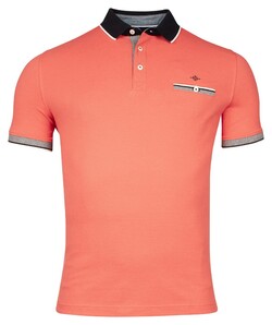 Baileys Uni Color Chestpocket Solid Color Piqué Polo Light Coral