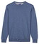 Baileys Uni Color Crew Neck Pima Cotton Trui Riviera Blue