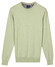 Baileys Uni Color Crew Neck Pima Cotton Trui Soft Green