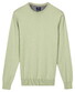 Baileys Uni Color Crew Neck Pima Cotton Trui Soft Green