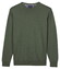 Baileys Uni Color Crew Neck Pima Cotton Trui Thyme Green